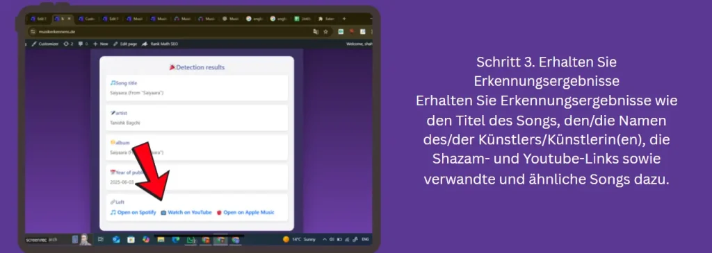 Schritt 3 Ergebnisse ansehen Schritt 3 Ergebnisse ansehen